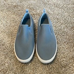 Light blue Columbia slip-one, size 9